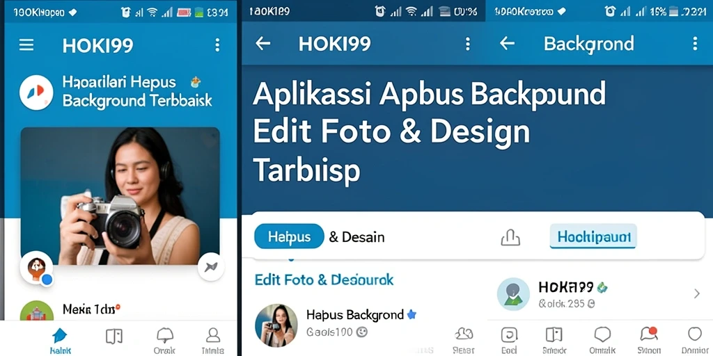 Tampilan antarmuka HOKI99 saat menghapus latar belakang foto.