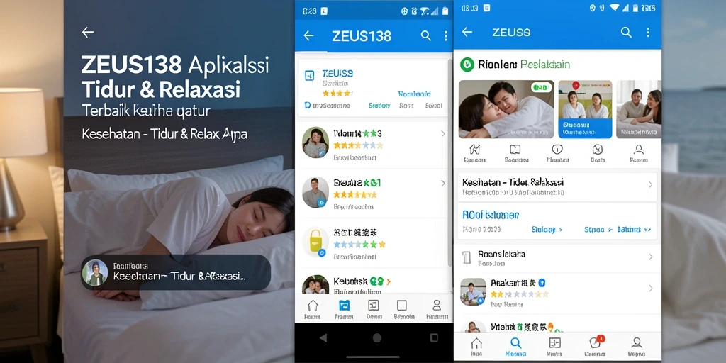 Antarmuka ZEUS138 yang ramah pengguna untuk tidur & relaksasi.